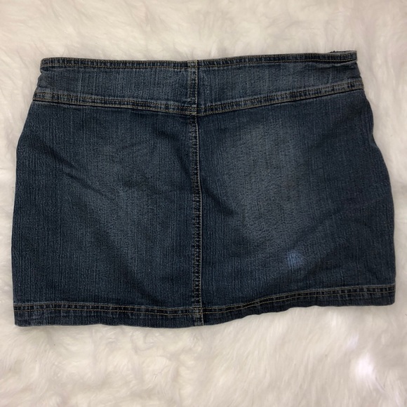 Rampage 💜 Mini Denim Skirt 💜 - Picture 3 of 4